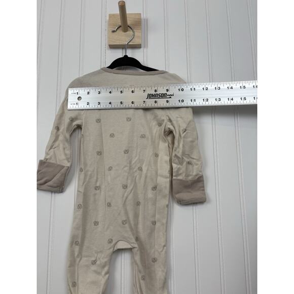 Cloud Island Baby Boy Tan Pretzel Zip One Piece Sleeper Outfit 3-6 Months #155 - Picture 12 of 13